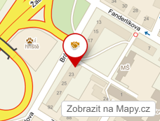 Mapa Brno