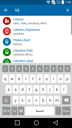 Jízdní řády IDOS pro Android - našeptávač