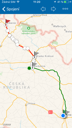 Jízdní řády IDOS pro iOs - mapa spojení